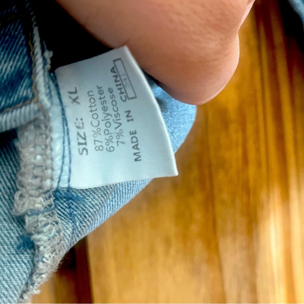 Denim 3 quart jacket